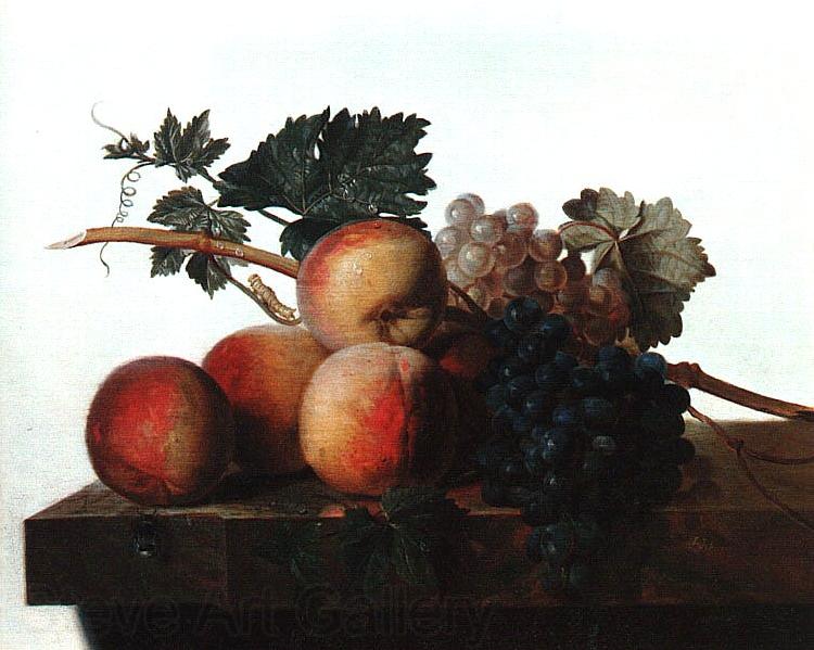 John Johnston Still Life with Fruit fhf Norge oil painting art